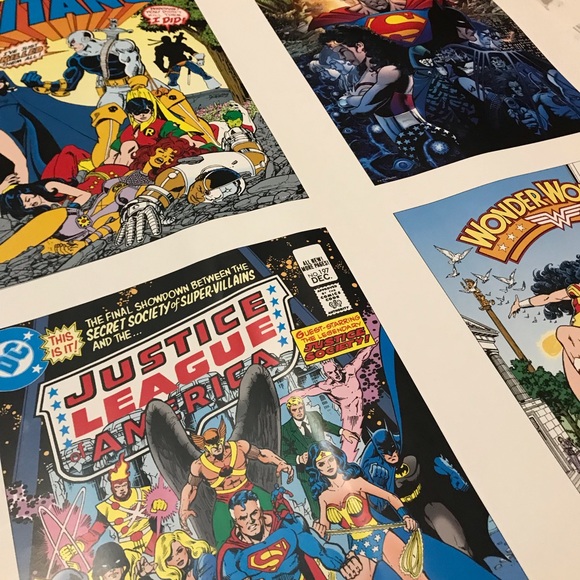 George Perez DC comics Marvel artist portfolio press sheet - Picture 7 of 7